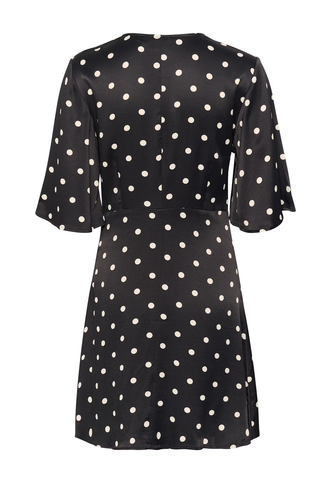 GZdotta P SS dress  Black With Egret Dot