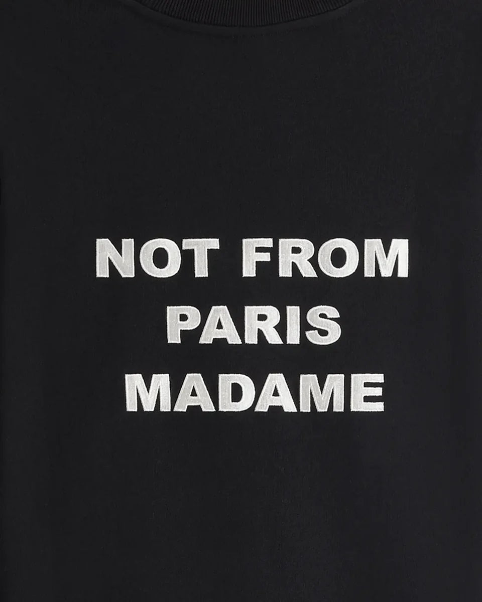 Le Sweatshirt Slogan  Black