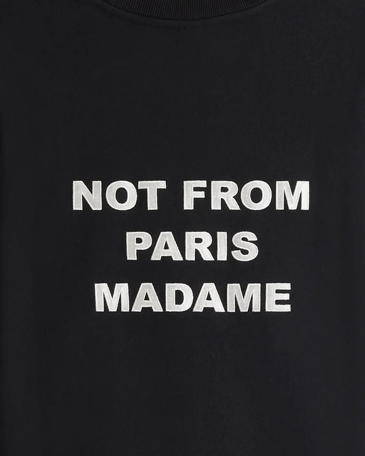 Le Sweatshirt Slogan  Black
