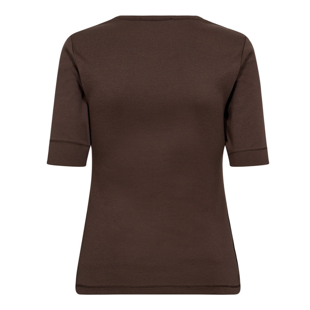 GrannyCC Embroidery SS Tee  Mocca