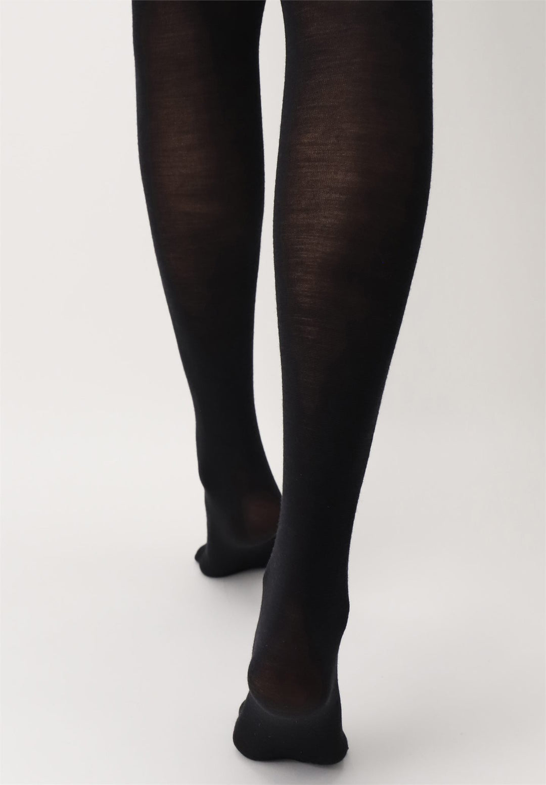 NIVES FINE WOOL TIGHTS Black