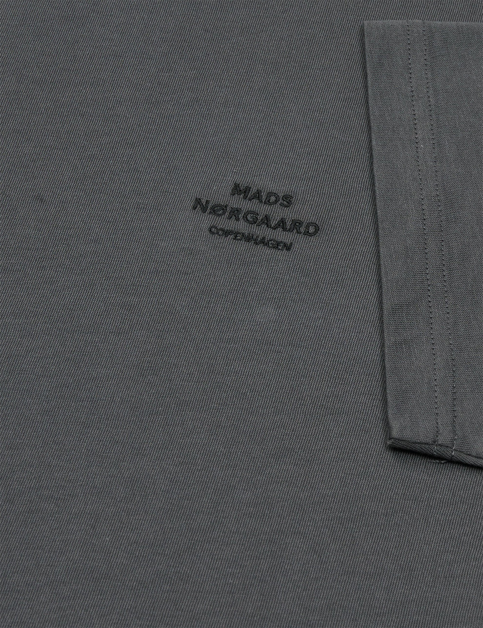 Cotton Jersey Frode Logo Tee  Asphalt