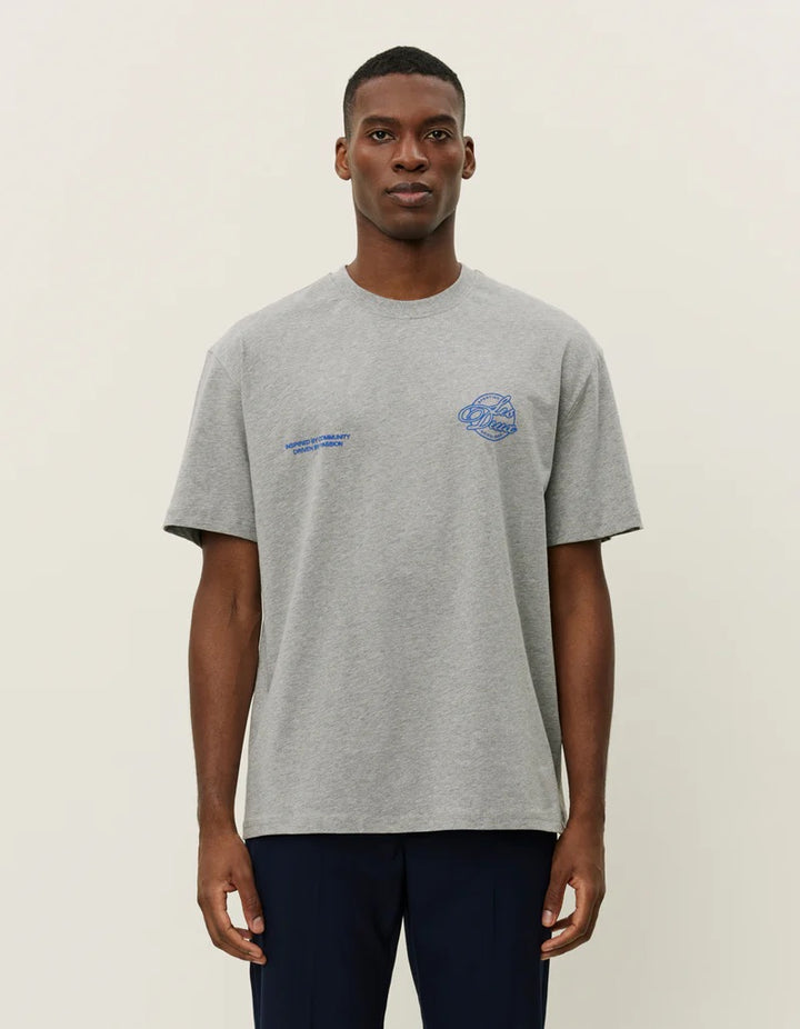Alonso T-shirt  Light Grey Melange