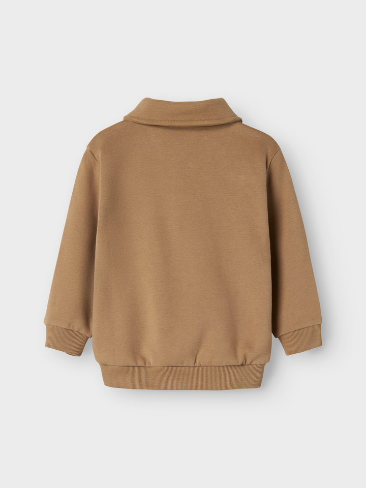 NMMILONDON ROA LS LOOSE SWEAT LIL  Lysebrun