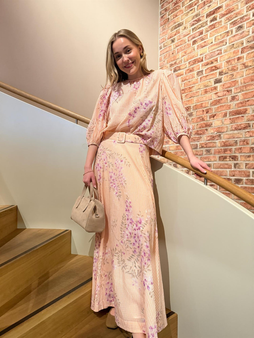 Checks Maxi Skirt  Flourish