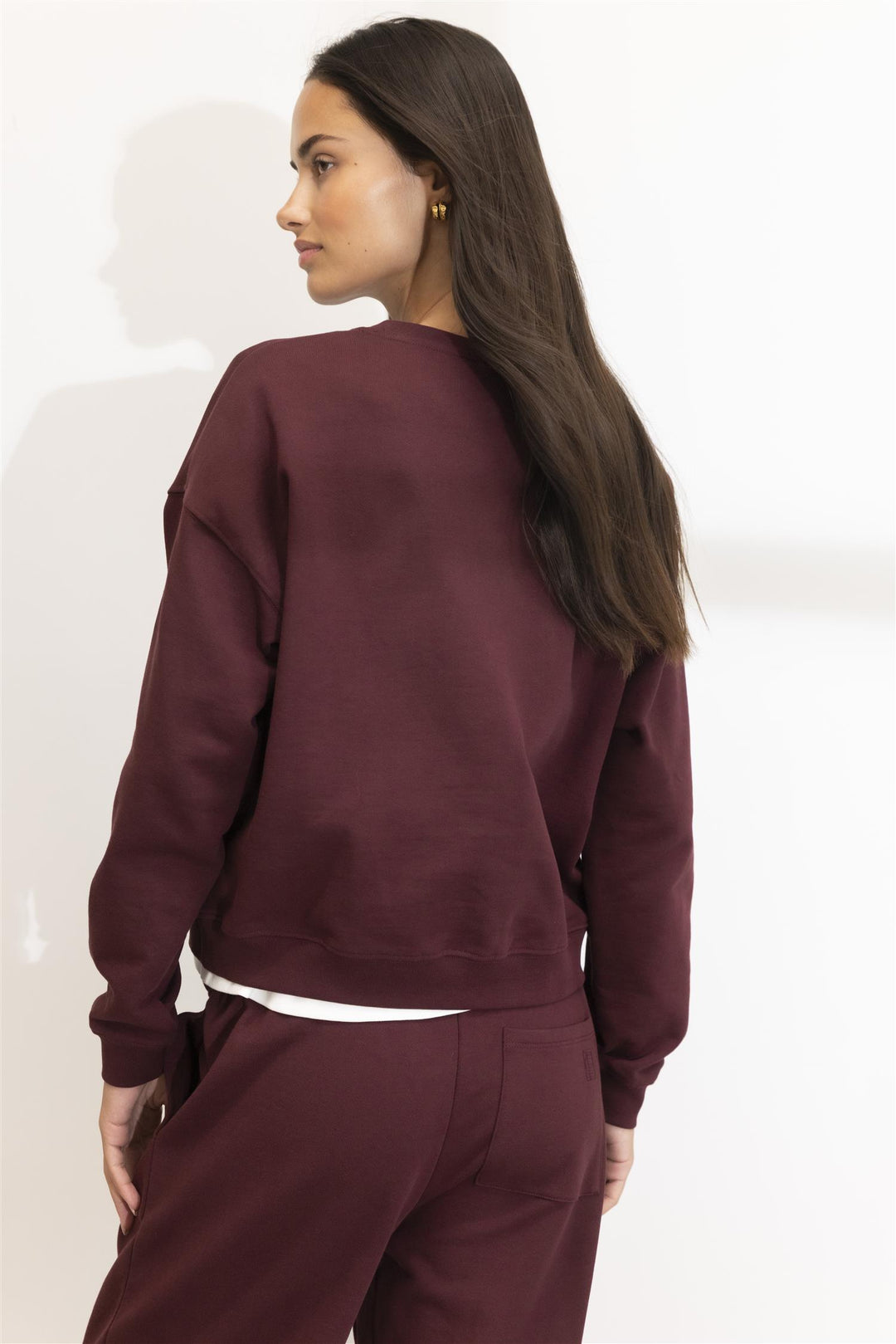Mara Sweatshirt  Deep Plum