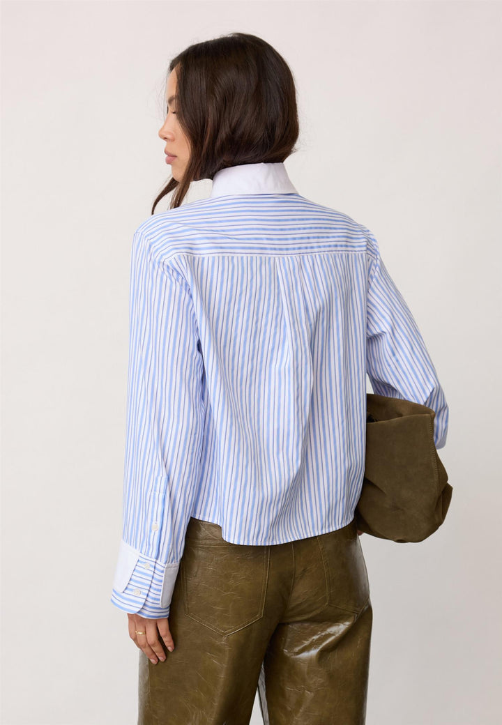 VougeCC Cuff Shirt  Pale Blue
