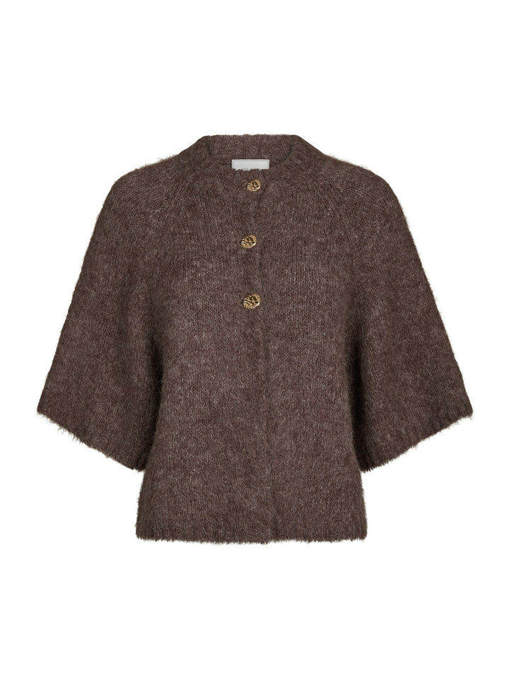 Benuta Fluffy Knit Cardigan  Light Brown