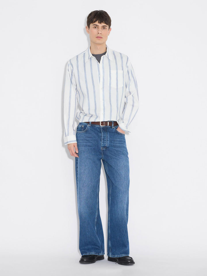 Regular Striped Shirt  Blue Stripe