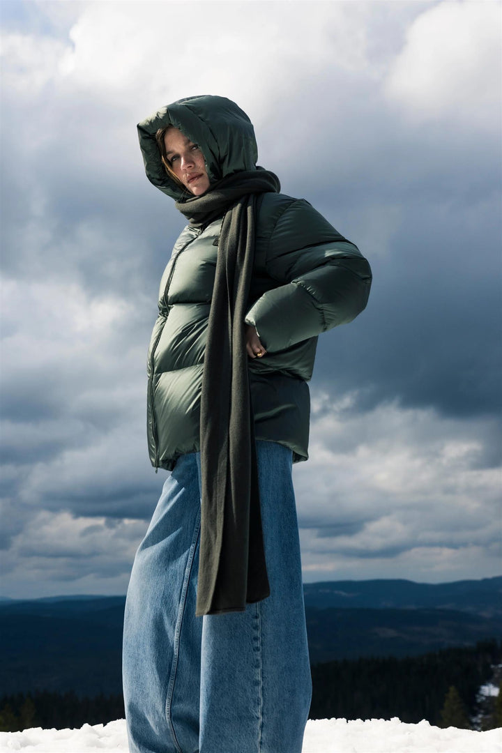 Saga down jacket  Olive
