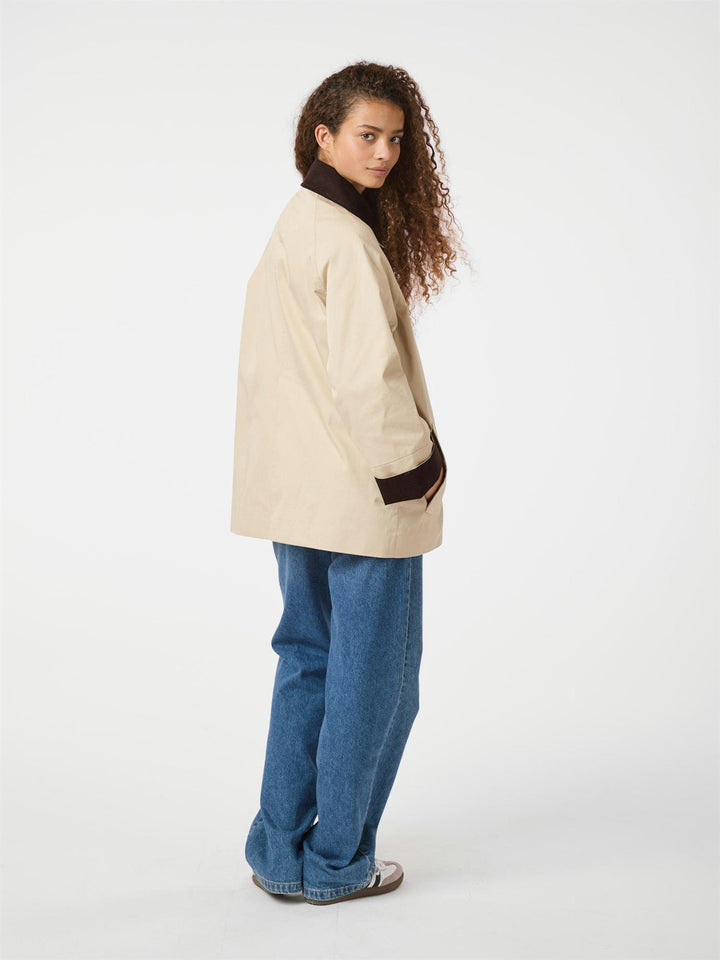 Anastacia Cord Jacket  Ivory