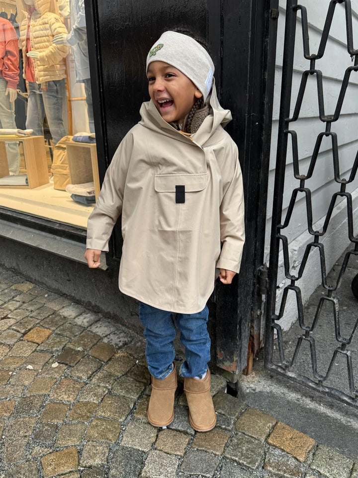 BERGEN MINI PONCHO  Beige