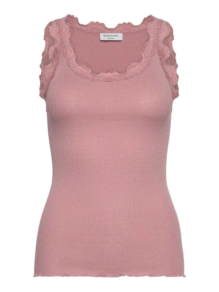 RWBabette SL U-neck Lace Top  Woodrose