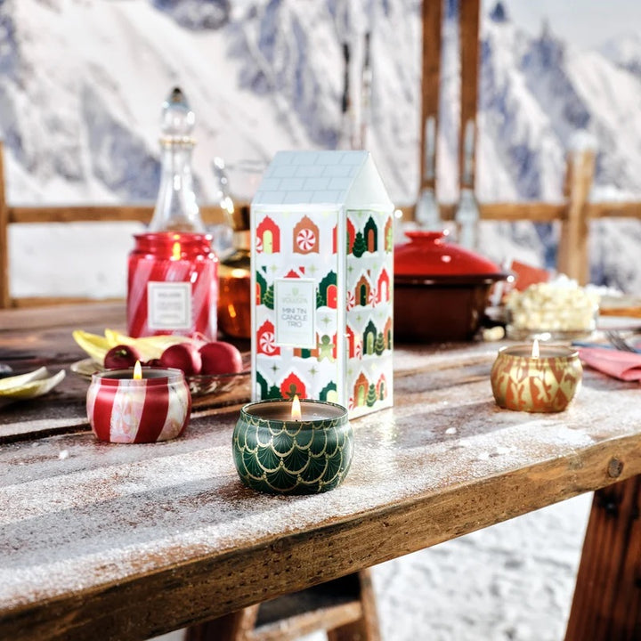 Holiday mini tin trio