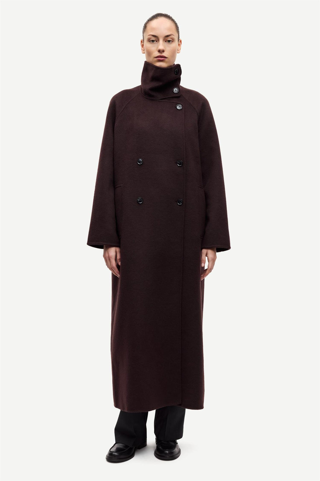 Sahanne Coat 15772  Black Coffee