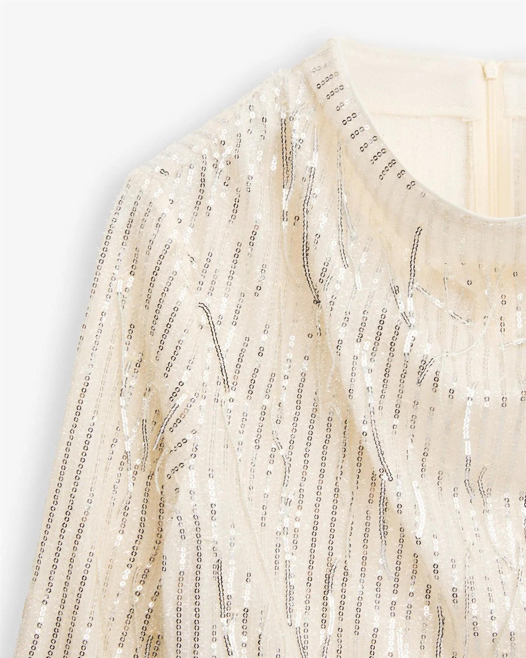 BEVERLY FRINGE TOP  Lt Gold