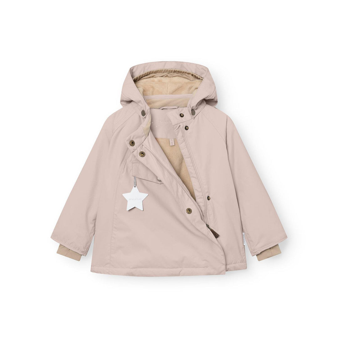 MATWANG fleece lined winter jacket  Cloudy Rose