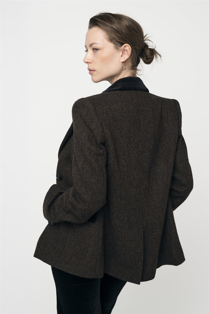 DUNE HERRINGBONE  Brown