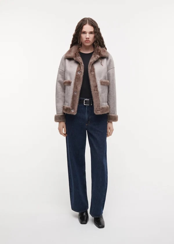 Faje Faux Mink  Pepple