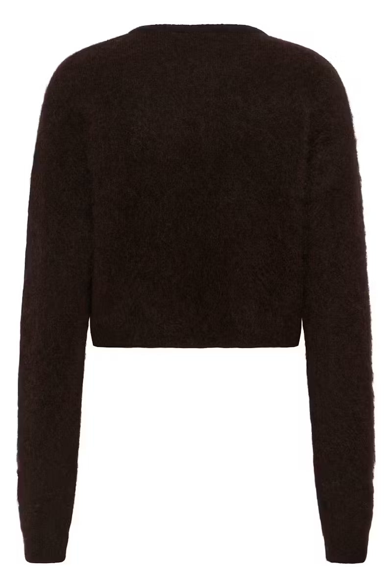 Debbie Cardigan Noos  Ganache Melange