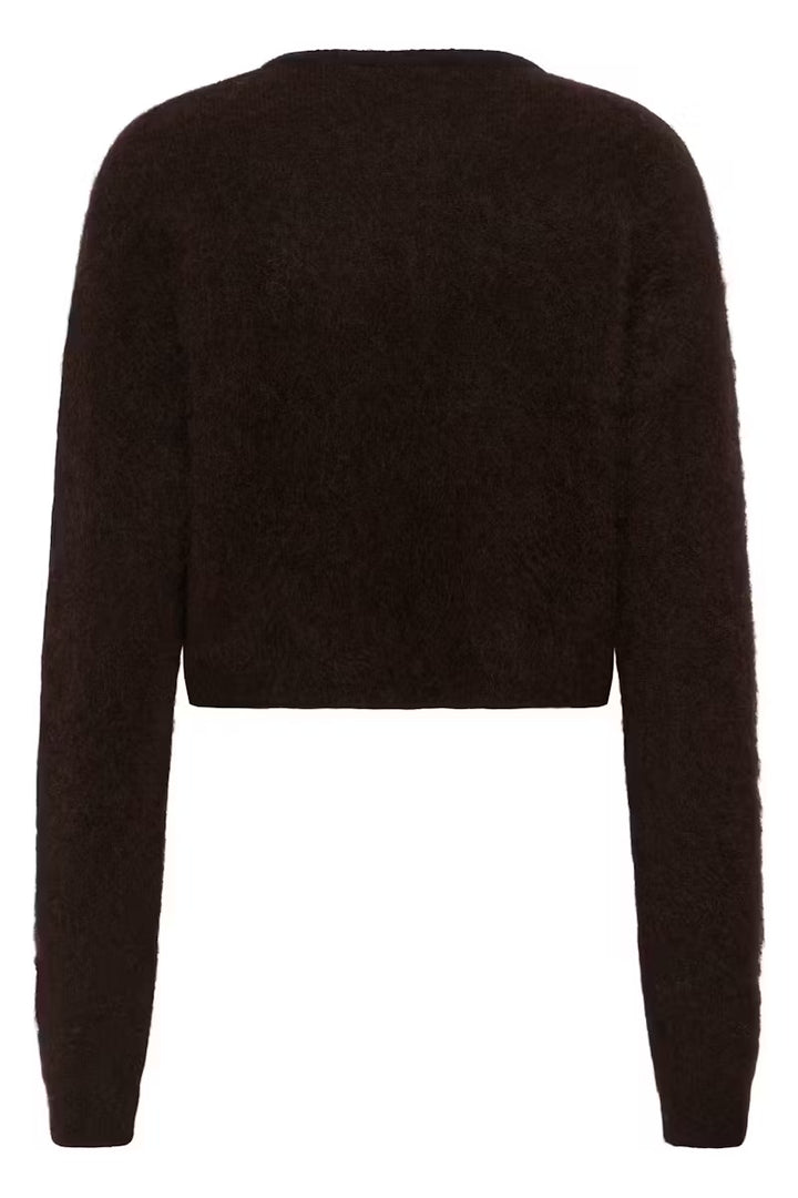 Debbie Cardigan Noos  Ganache Melange