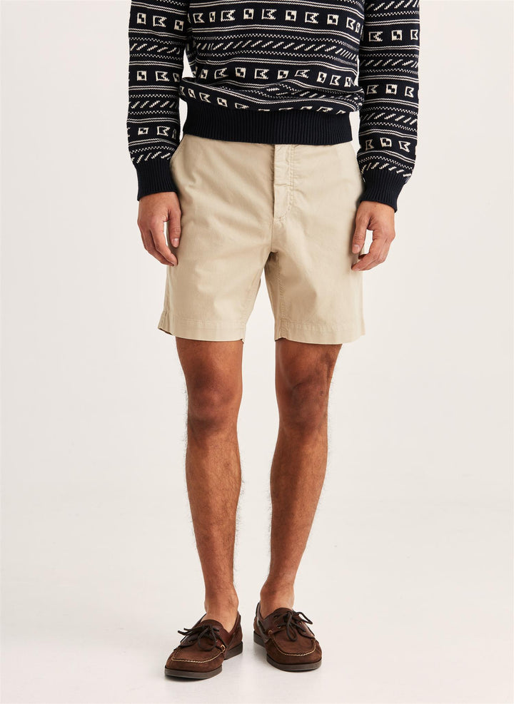 Jeffrey Summer Chino Shorts 7"  Khaki