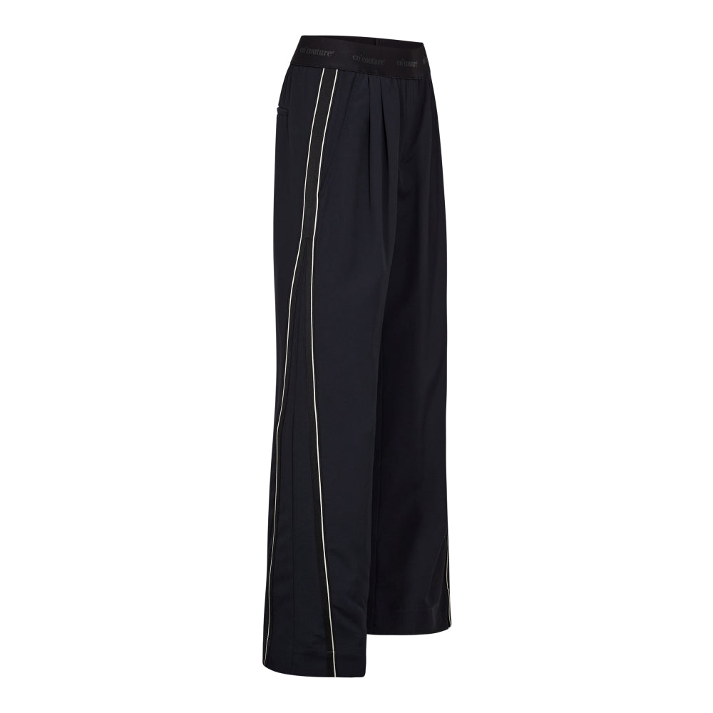 AminaCC Split Panel Pant  Black