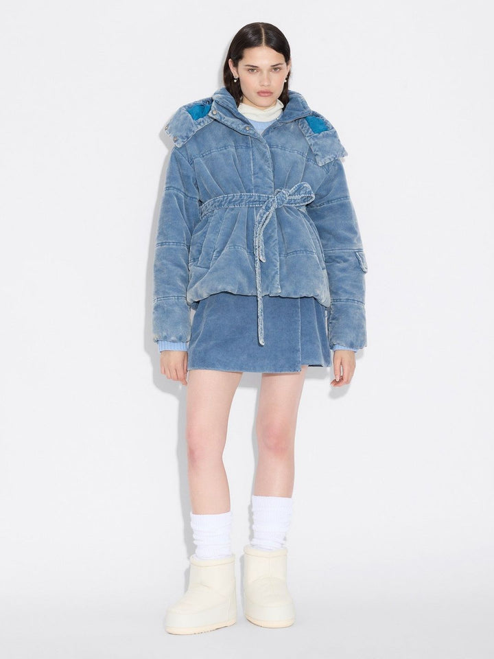 Steilia Corduroy Jacket  Lt. Blue Mix