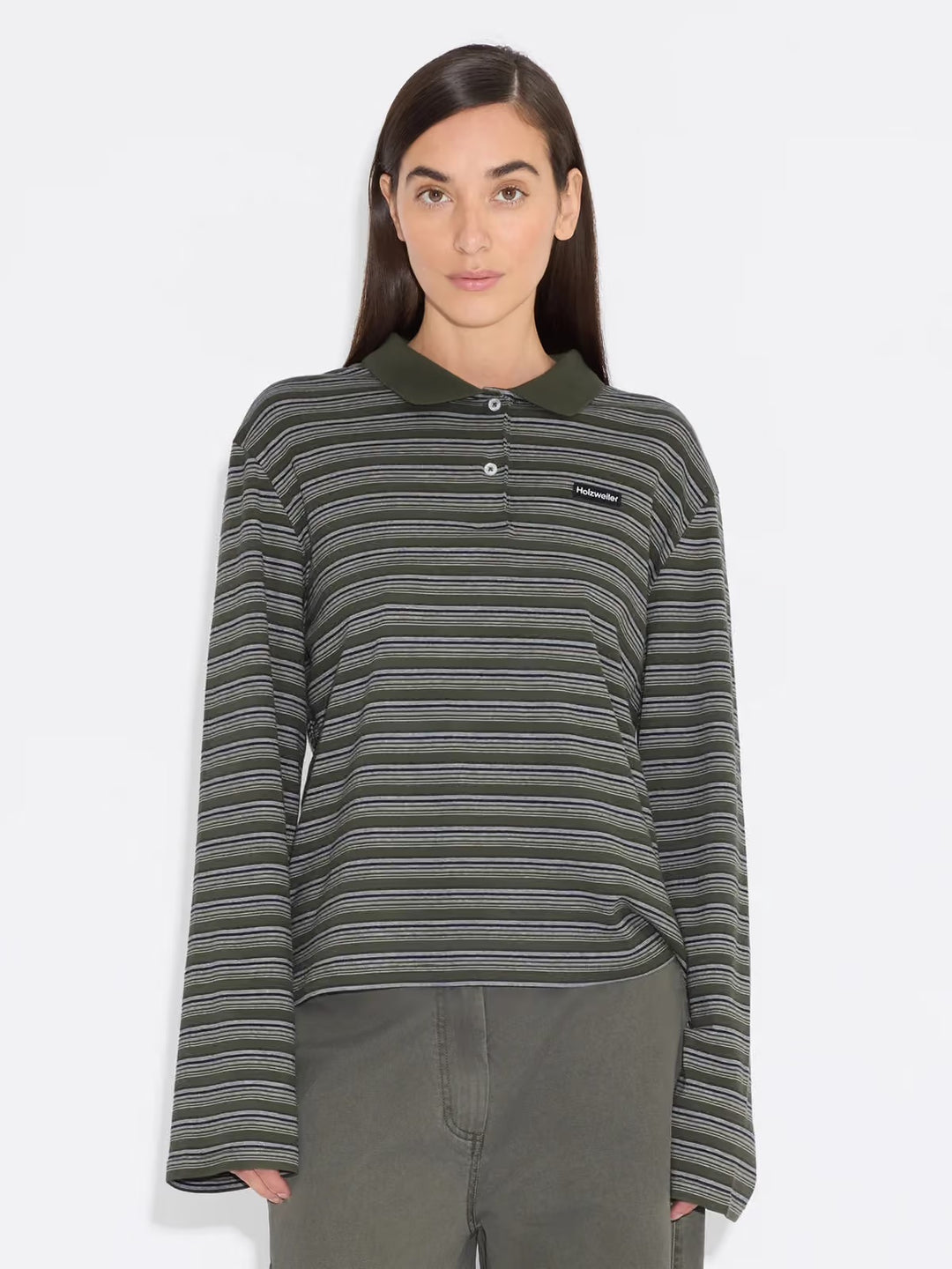 SUNNY POLO  Green Stripe