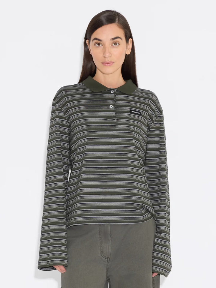 SUNNY POLO  Green Stripe