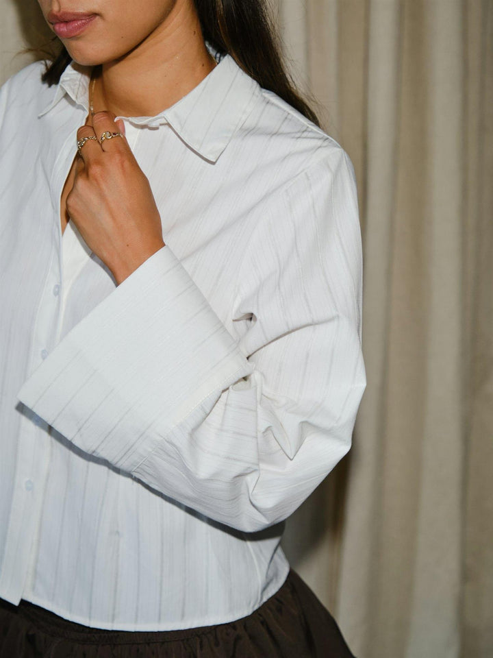 Rosa solid shirt  White