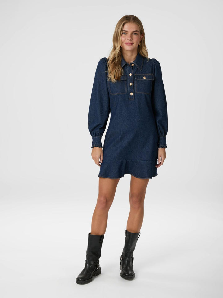 Nikko Denim Dress  Blue