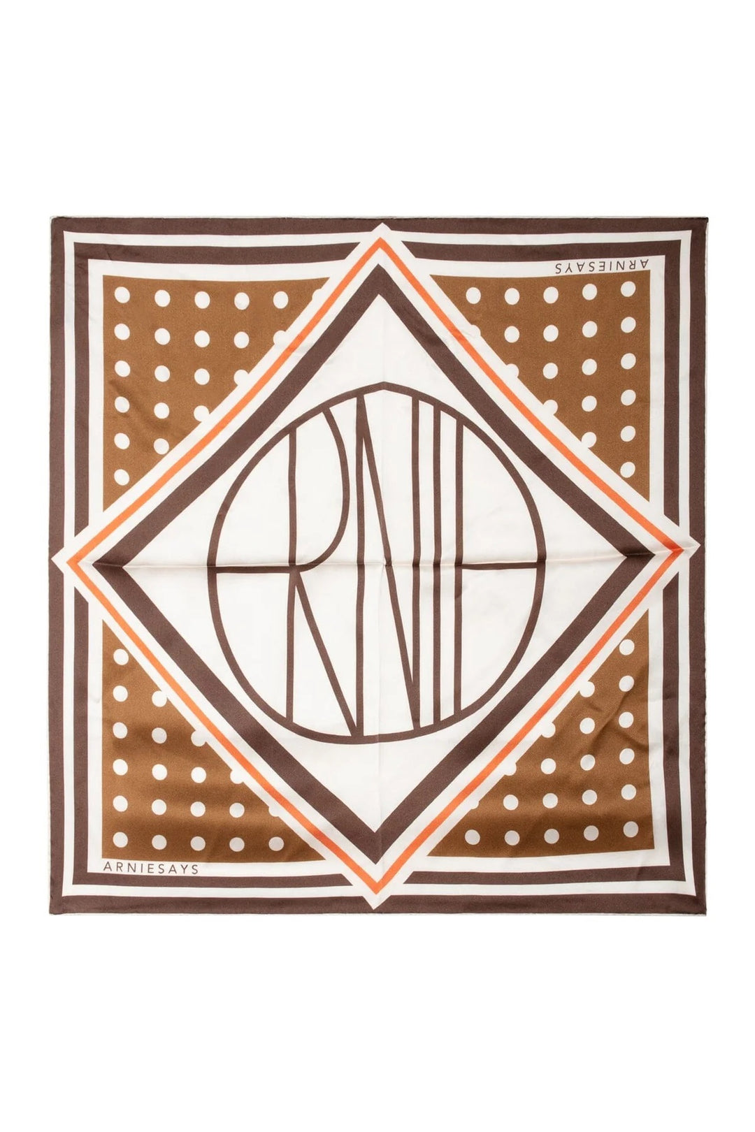 Kensington Silk  Brown Multi