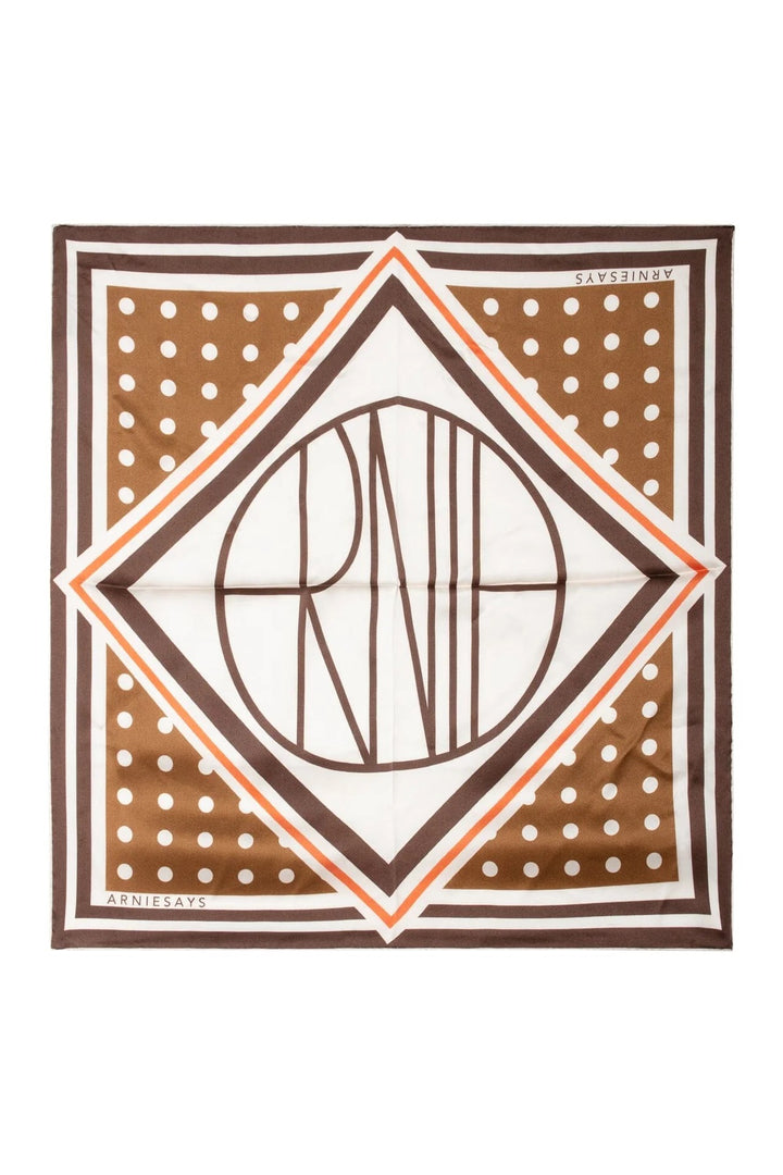 Kensington Silk  Brown Multi