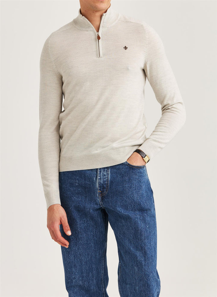 Merino John Zip  Off White