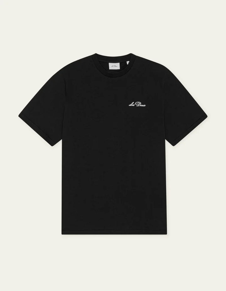 Signature Print T-Shirt  Black