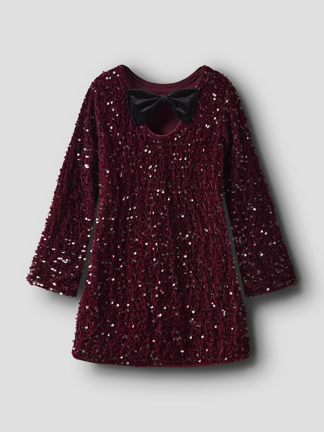 Nkfrusitta Ls Dress  Mørkelilla
