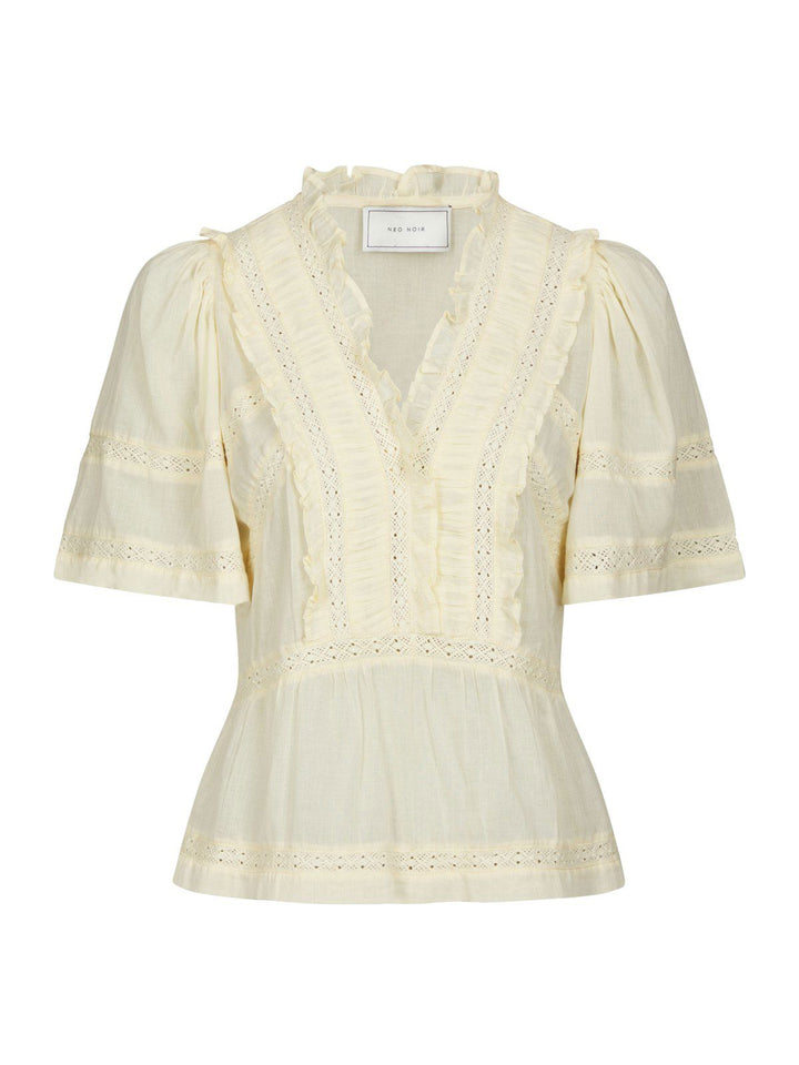Evienne S Voile Top  Butter Yellow