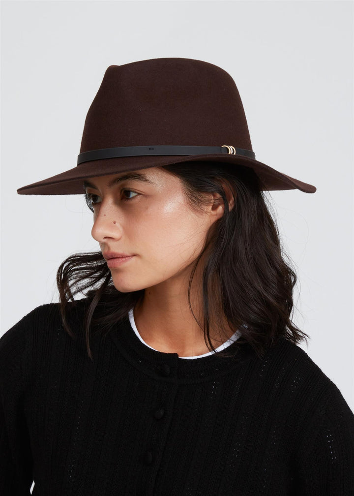 Dakota Fedora  Espresso