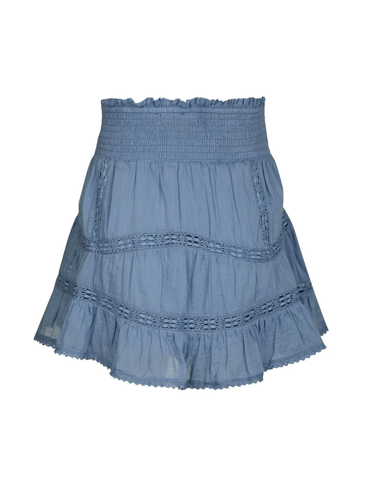 Robby S Voile Skirt  Smoke Blue