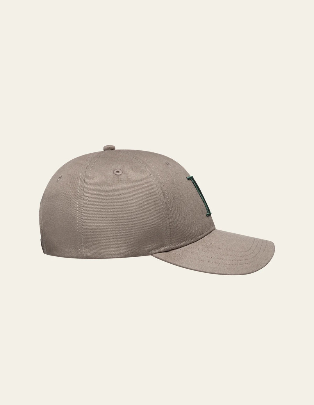 Baseball Cap Suede II  Desert Taupe/Pine Green