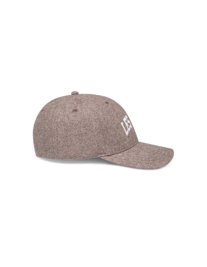 Les Deux Wool Baseball Cap  Mountain Grey Melange
