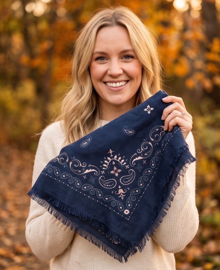 El Paso Bandana Mørk Blå