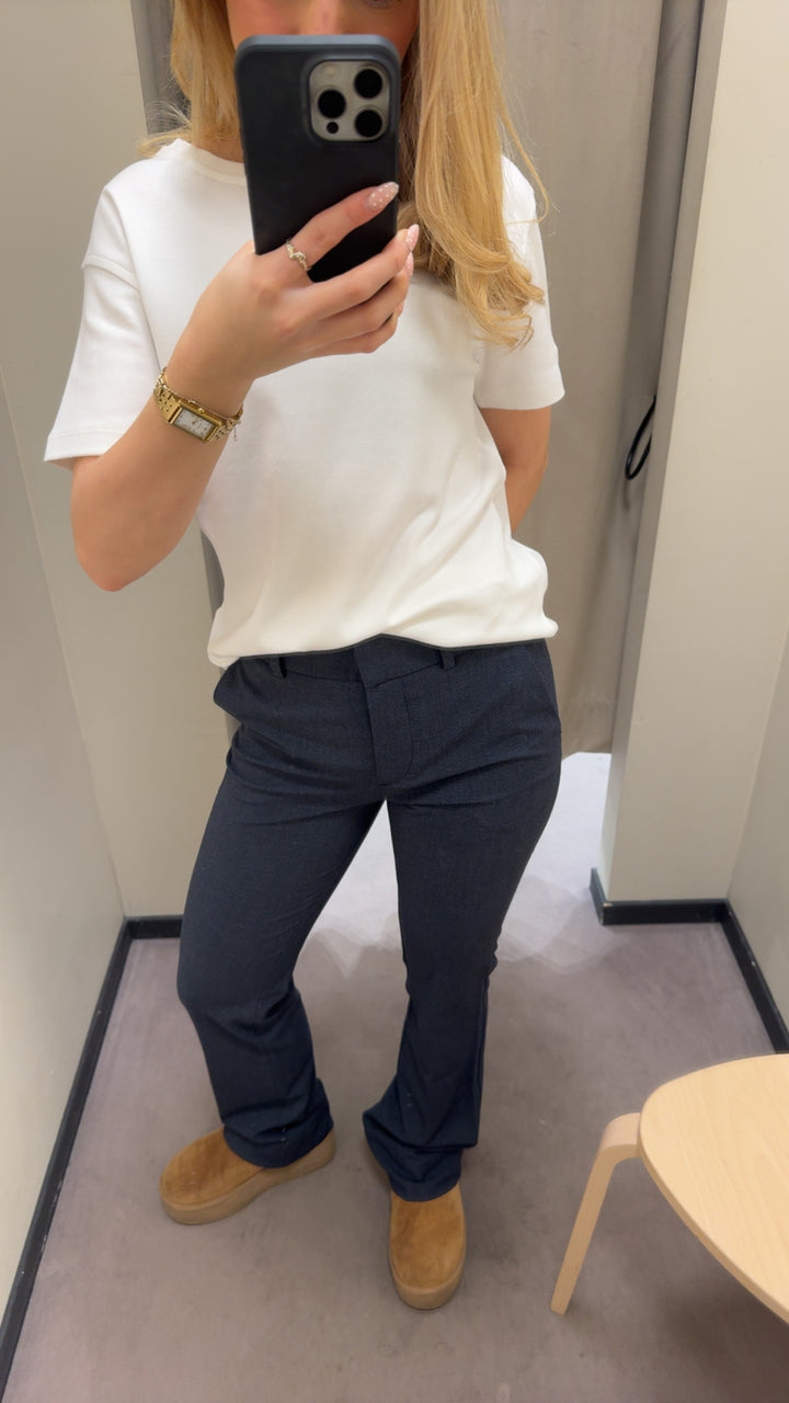 Clara Long  Blue Grey Melange