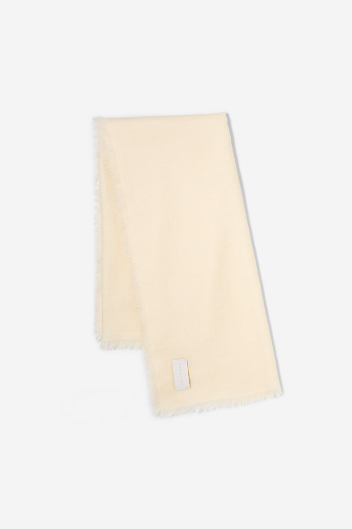 Agra Scarf  Light Yellow