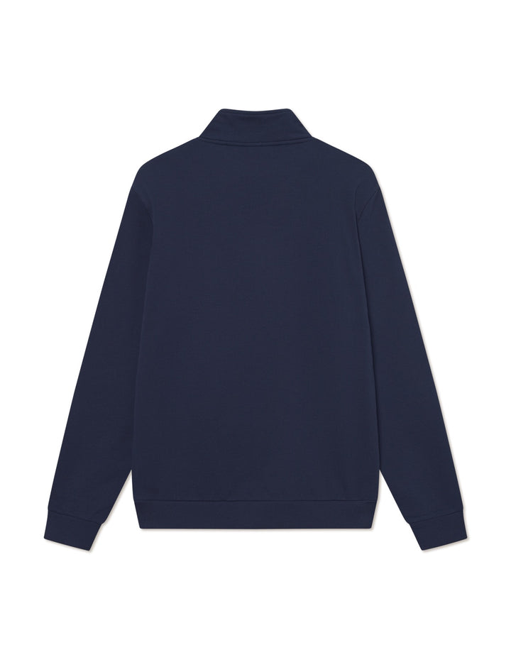Patch Half-Zip Sweatshirt  Dark Navy