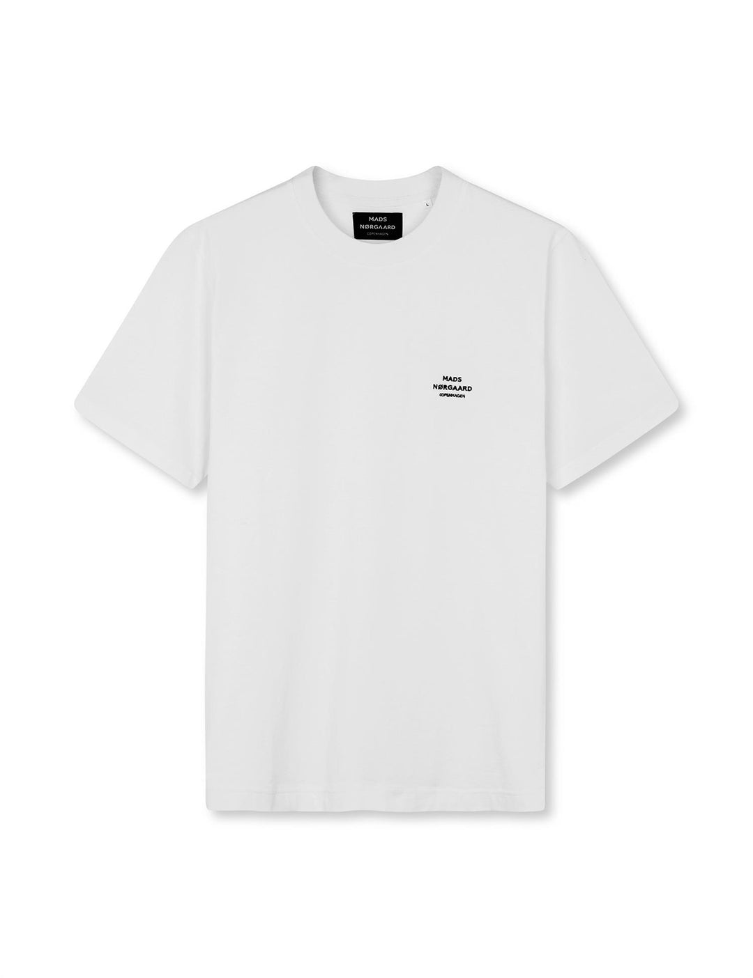 Cotton Jersey Frode Emb Logo Tee  White