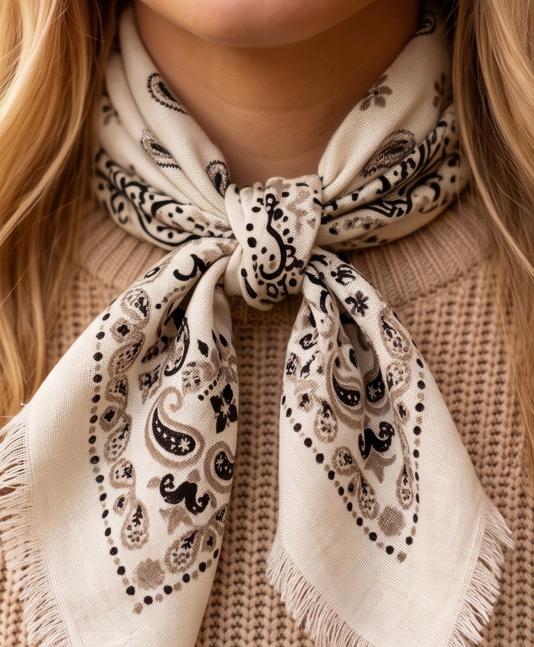 El Paso Bandana Beige