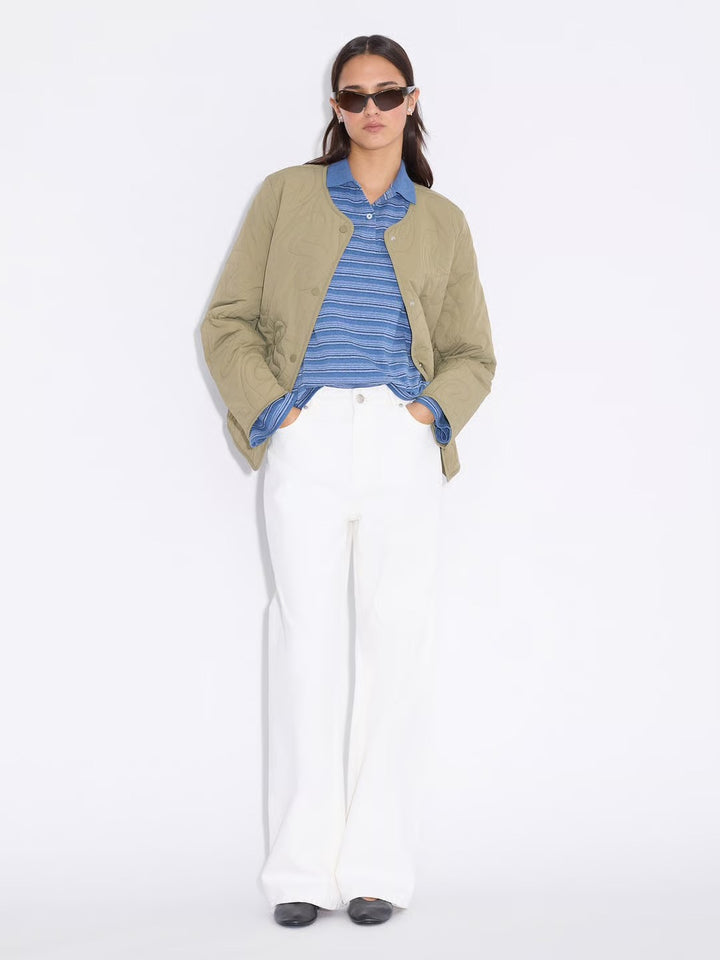 W. Light padded jacket  Lt Green