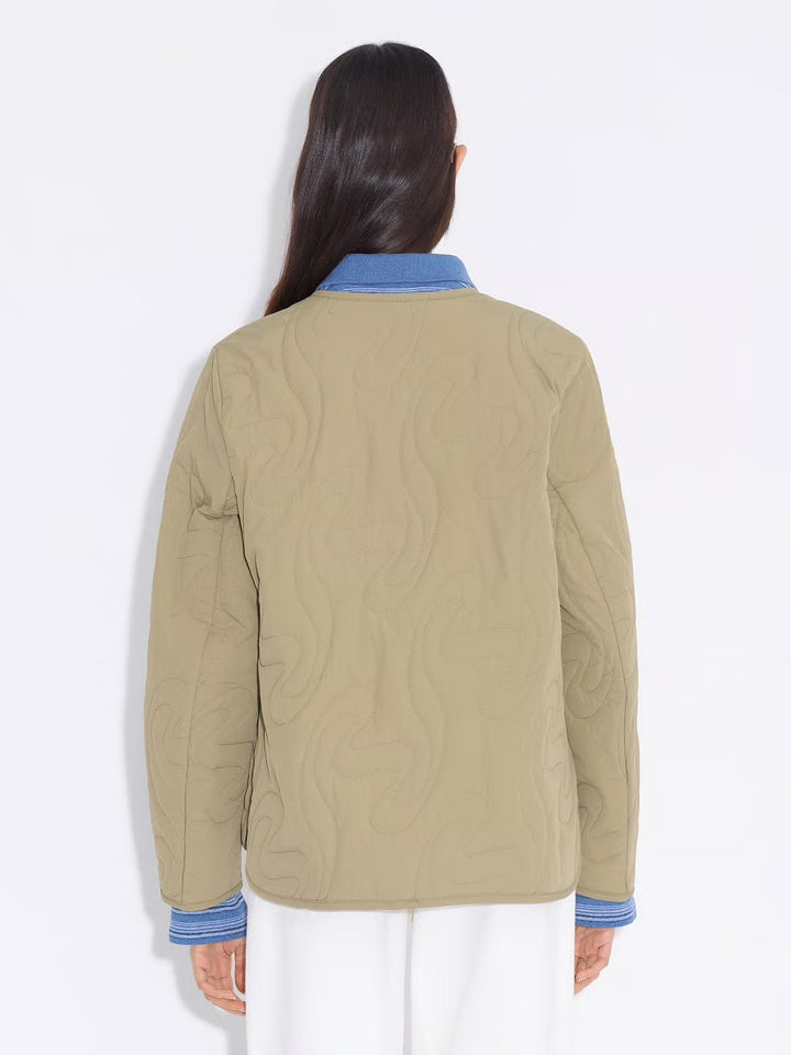 W. Light padded jacket  Lt Green